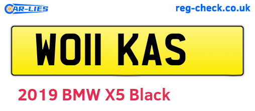 WO11KAS are the vehicle registration plates.