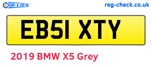 EB51XTY are the vehicle registration plates.