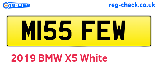 M155FEW are the vehicle registration plates.