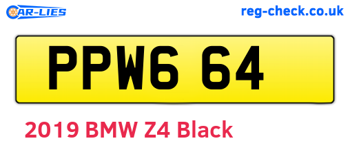 PPW664 are the vehicle registration plates.