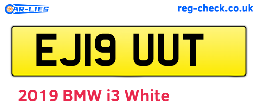 EJ19UUT are the vehicle registration plates.