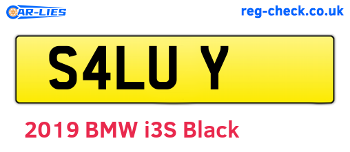 S4LUY are the vehicle registration plates.