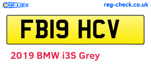 FB19HCV are the vehicle registration plates.