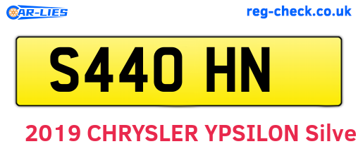 S44OHN are the vehicle registration plates.