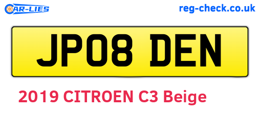 JP08DEN are the vehicle registration plates.