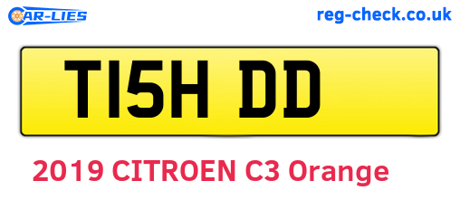T15HDD are the vehicle registration plates.