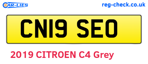 CN19SEO are the vehicle registration plates.