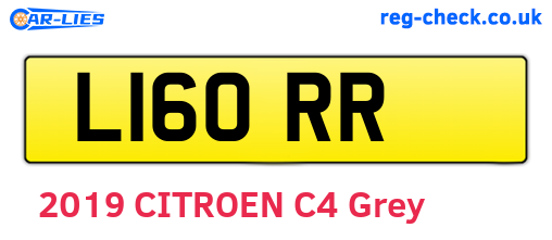 L16ORR are the vehicle registration plates.
