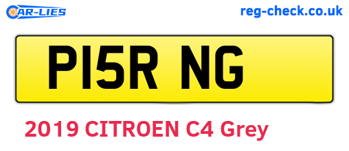 P15RNG are the vehicle registration plates.