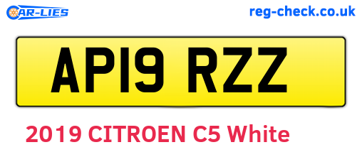 AP19RZZ are the vehicle registration plates.