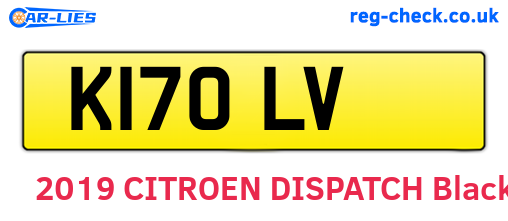 K17OLV are the vehicle registration plates.