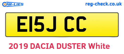 E15JCC are the vehicle registration plates.