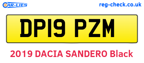 DP19PZM are the vehicle registration plates.