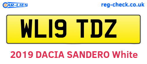 WL19TDZ are the vehicle registration plates.
