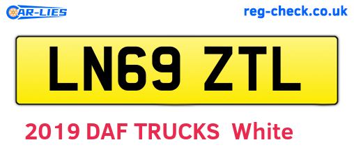 LN69ZTL are the vehicle registration plates.