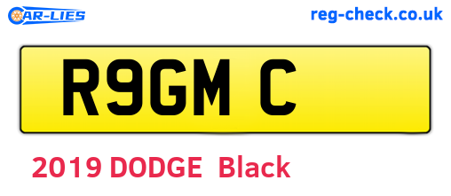 R9GMC are the vehicle registration plates.
