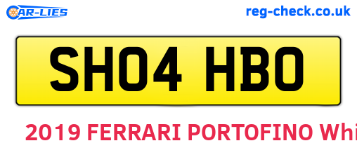 SH04HBO are the vehicle registration plates.