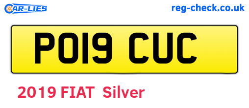 PO19CUC are the vehicle registration plates.