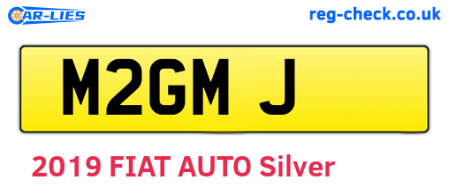 M2GMJ are the vehicle registration plates.