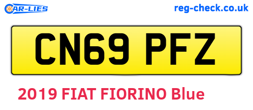 CN69PFZ are the vehicle registration plates.