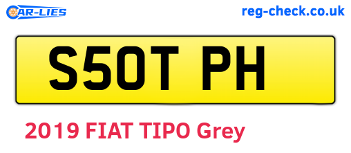 S50TPH are the vehicle registration plates.