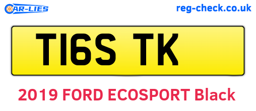 T16STK are the vehicle registration plates.