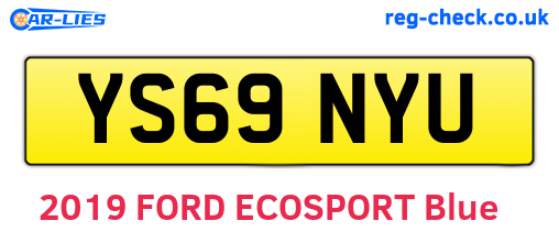 YS69NYU are the vehicle registration plates.