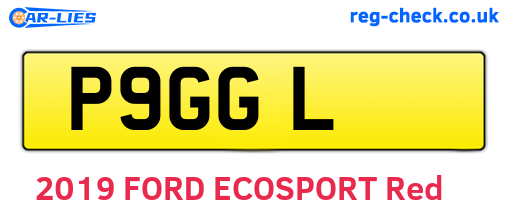 P9GGL are the vehicle registration plates.