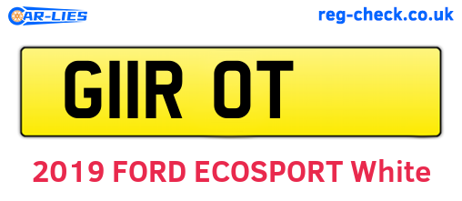 G11ROT are the vehicle registration plates.