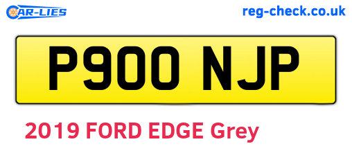 P900NJP are the vehicle registration plates.