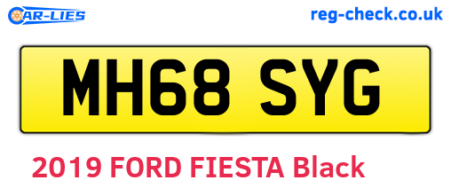 MH68SYG are the vehicle registration plates.
