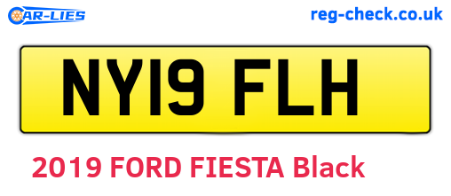 NY19FLH are the vehicle registration plates.