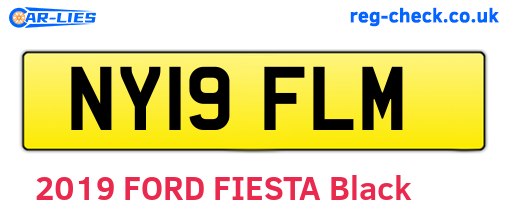 NY19FLM are the vehicle registration plates.