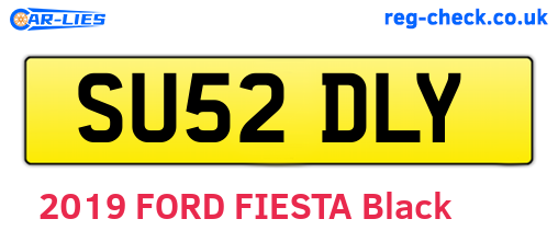 SU52DLY are the vehicle registration plates.