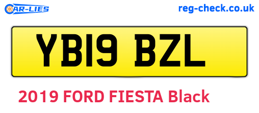YB19BZL are the vehicle registration plates.
