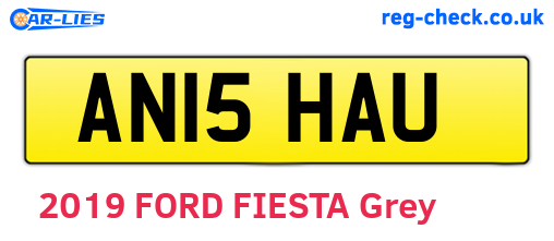 AN15HAU are the vehicle registration plates.