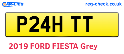 P24HTT are the vehicle registration plates.