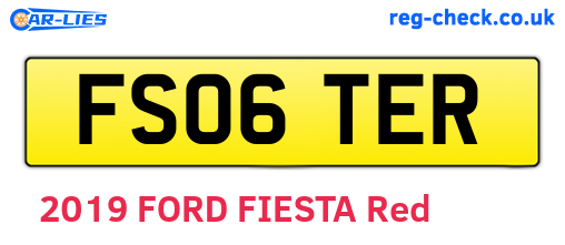 FS06TER are the vehicle registration plates.