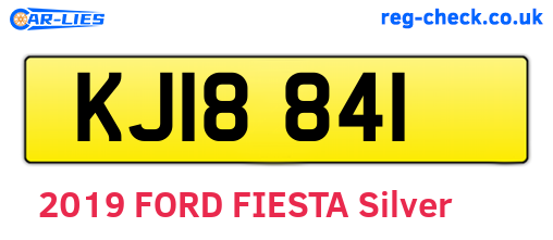 KJI8841 are the vehicle registration plates.