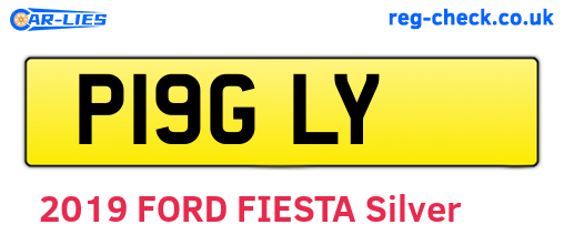 P19GLY are the vehicle registration plates.