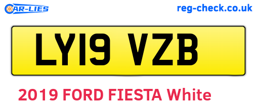 LY19VZB are the vehicle registration plates.