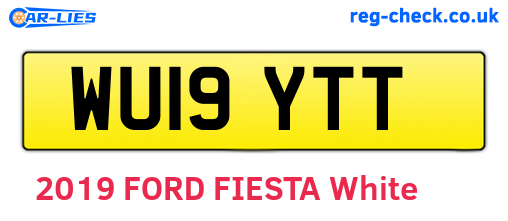 WU19YTT are the vehicle registration plates.