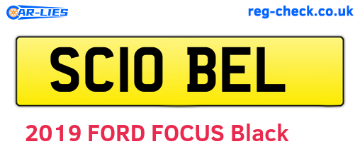 SC10BEL are the vehicle registration plates.