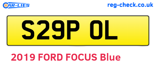 S29POL are the vehicle registration plates.