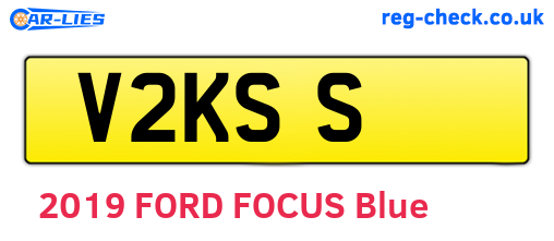 V2KSS are the vehicle registration plates.