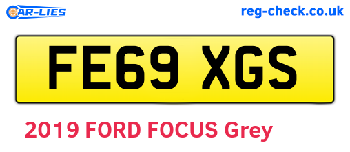 FE69XGS are the vehicle registration plates.