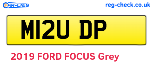 M12UDP are the vehicle registration plates.