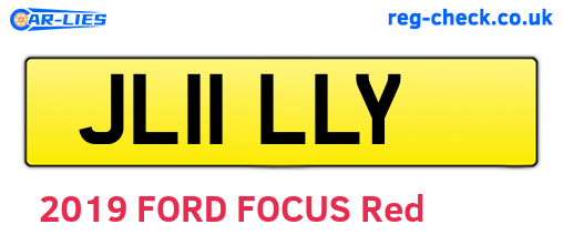 JL11LLY are the vehicle registration plates.