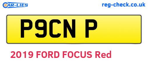 P9CNP are the vehicle registration plates.