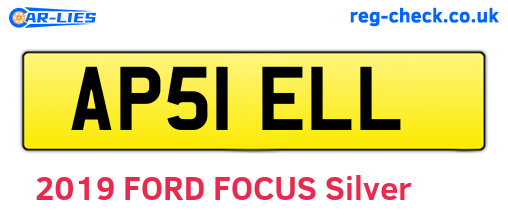 AP51ELL are the vehicle registration plates.
